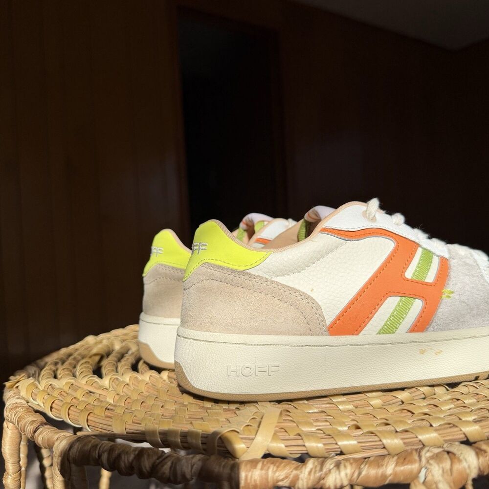 HOFF Gamla Stan Trainers Metro Fl In Multi Beige Cream Sneakers Women’s US 8 - Picture 5 of 16